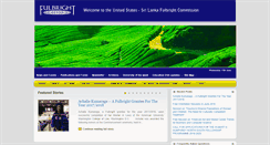 Desktop Screenshot of fulbrightsrilanka.com